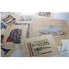 Image 2 : Eleven papyrus Egyptian paintings, various sizes and content