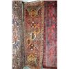 Image 1 : 100% Iranian wool carpet runner "Bakhtiar" with multiple medallions, overall tile pattern and highli