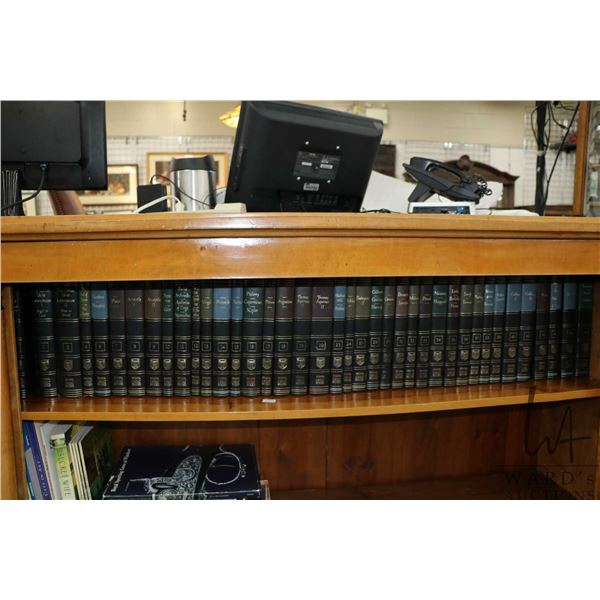 Thirty nine hardcover volumes from  Great Books of the Western World  by Britannica including Socrat