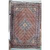 Image 1 : 100% Iranian wool carpet "Ardedil" with center medallion, overall geometric pattern and multiple bor