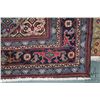 Image 2 : 100% Iranian wool carpet "Ardedil" with center medallion, overall geometric pattern and multiple bor