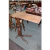 Image 1 : Antique "The Hesson" adjustable tilt top drafting table, 33" X 15", needs some tlc