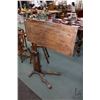 Image 2 : Antique "The Hesson" adjustable tilt top drafting table, 33" X 15", needs some tlc