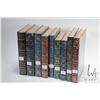 Image 1 : Seven gilt paged and leather bound books from "The Notable Trials Library" including "The Mignonette