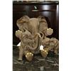 Image 2 : Two resin elephant figures including a 16" high and a 14" high