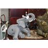 Image 2 : Three resin elephant figures ranging from 14" to 24"