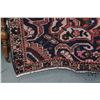 Image 2 : 100% Iranian wool carpet "Bakhtiar" with oval floral design, large center medallion, brown backgroun