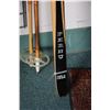 Image 2 : Pair of vintage Parnu Visu Extra men's cross country skis, 82"in length plus a pair of bamboo poles,