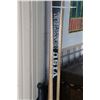 Image 2 : Pair of Parnu Visu Extra women's cross country skis, 70 1/2" in length plus a pair of bamboo poles. 