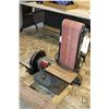 Image 1 : Craftsman 6" X 48" belt, 9" disc sander/grinder - working at time of cataloguing. Note: Not Availabl