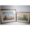 Image 1 : Two framed Cathedral themed prints including Salisbury Cathedral and Westminster