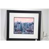 Image 1 : Framed original oil on board painting of a Parisian street scene by artist Michel Delacroix, note: a