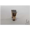 Image 2 : Ladies 10kt yellow gold ring set with 1.00ct of brilliant cut white diamonds, sized 6.75. Retail rep