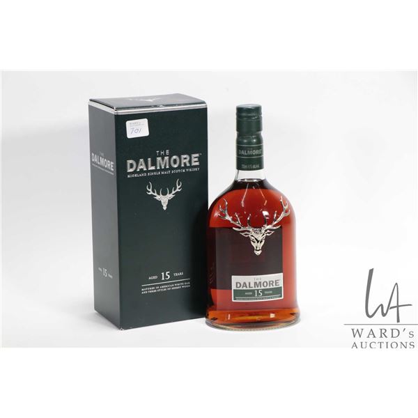 The Dalmore/ Dalmore Distillery / Highland Single Malt Scotch whisky/ Aged 15 Years/ 750ml/ 40% ABV,