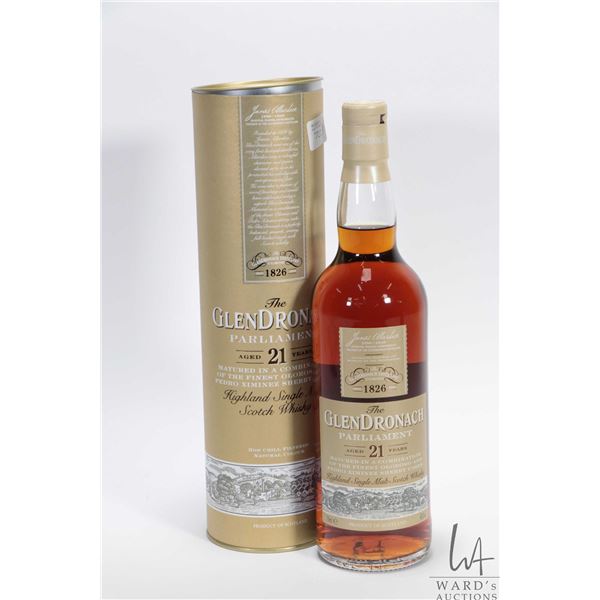 The Glendronach Parliament/ Glendronach Distillery/ Single Malt Scotch Whisky/ Aged 21 Years/ 700 ml