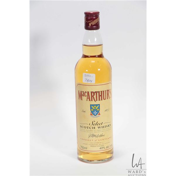 MacArthur's/ J. MacArthur & Co./ Blended Scotch Whisky/ 750ml/ 40% ABV  Note: Shipping only availabl