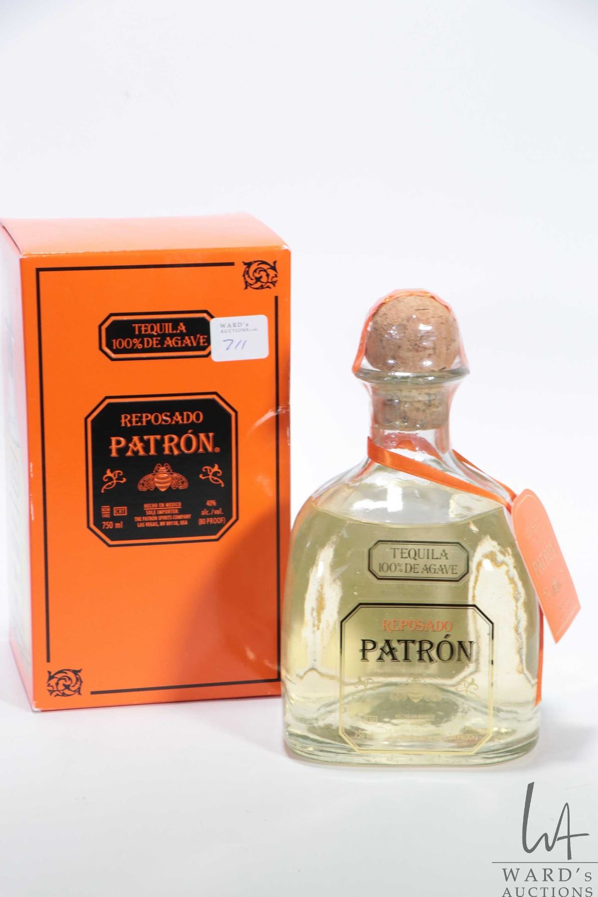 Patron Repoado Patron Reposado Tequila/ Patron/ 750ml/ 40% ABV, includes original hang ...