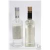 Image 2 : Two bottles of gin including Adams Silver Fizz/ Thomas Adam Distillers Ltd./ bottle molded with 25 o