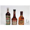 Image 1 : Three bottles of alcohol including Kummel Liqueur/ Leroux/ 350 ml. / 25% ABV, Glayva Scotch Liqueur/