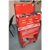 Image 1 : Top and bottom Mechanic's tool box set, plus contents including screwdrivers, wrenches, driver bits,