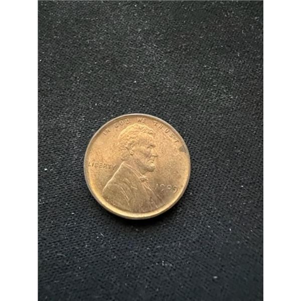 1909 VDB Lincoln Cent MS-61 Red