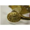Image 11 : US Navy Officers sword with belt rig with cover - Early 20th c. Double sided etched blade with Star 