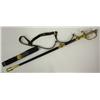 Image 1 : US Navy Officers sword with belt rig with cover - Early 20th c. Double sided etched blade with Star 