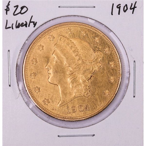 1904 $20 Liberty Head Double Eagle Gold Coin