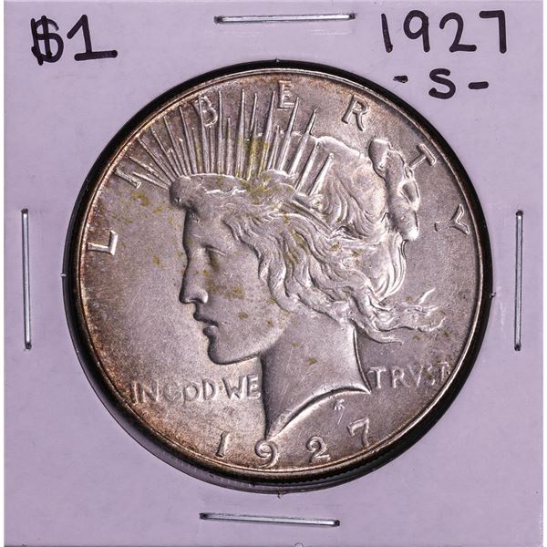 1927-S $1 Peace Silver Dollar Coin