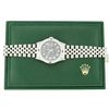 Image 4 : Rolex Men's Stainless Steel Diamond & Ruby Datejust Wristwatch