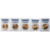 Image 1 : Lot of (5) 1900 $20 Liberty Head Gold Coin PCGS MS63