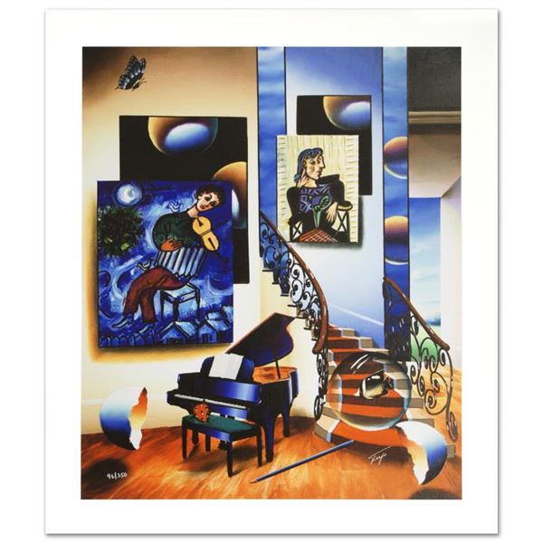 Ferjo  Fiddler  Limited Edition Giclee On Canvas