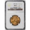 Image 1 : 1894 $10 Liberty Head Eagle Gold Coin NGC MS61