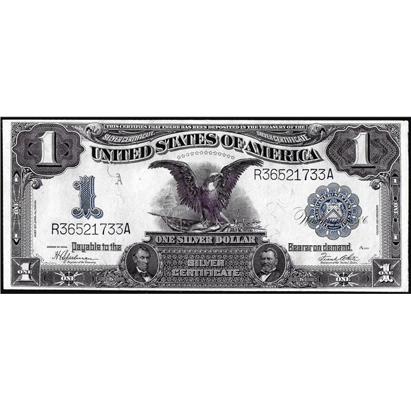 1899 $1 Black Eagle Silver Certificate Note