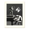 Image 1 : Mark Kostabi "Cyclone Variations" Limited Edition Serigraph On Paper