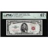 Image 1 : 1953C $5 Legal Tender Note Fr.1535 PMG Superb Gem Uncirculated 67EPQ