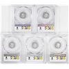 Image 2 : Lot of (5) 2018-Mo Mexico Proof 1/10 oz Silver Libertad Coins PCGS PR70DCAM