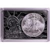 2012 $1 American Silver Eagle Coin & 2oz Silver Bar Set