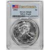 1993 $1 American Silver Eagle Coin PCGS MS68 First Strikes