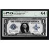 Image 1 : 1923 $1 Silver Certificate Note PMG Choice Uncirculated 64EPQ