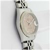 Image 8 : Rolex Ladies Stainless Steel Salmon Roman Datejust Wristwatch