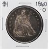 1860-O $1 Seated Liberty Silver Dollar Coin