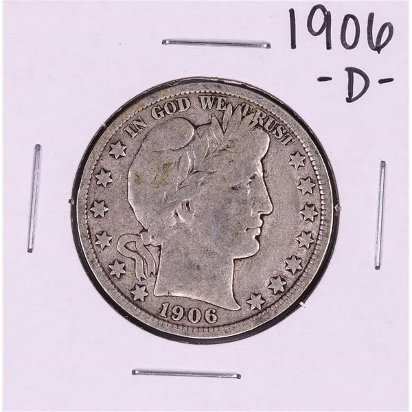 1906-D Barber Half Dollar Coin