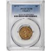 1873 Closed 3 $5 Liberty Head Half Eagle Gold Coin PCGS AU50