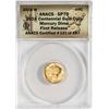 Image 1 : 2016-W Mercury Dime Gold Centennial Commemorative Coin ANACS SP70 First Release