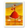 Image 1 : Ester Myatlov "Saxophone Girl" Limited Edition Serigraph On Paper