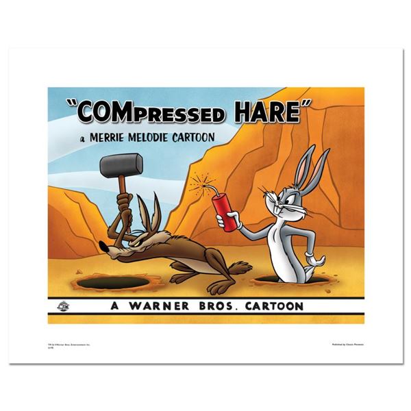 Looney Tunes "Compressed Hare - Mallet" Limited Edition Giclee On Paper