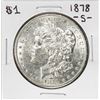 Image 1 : 1878-S $1 Morgan Silver Dollar Coin