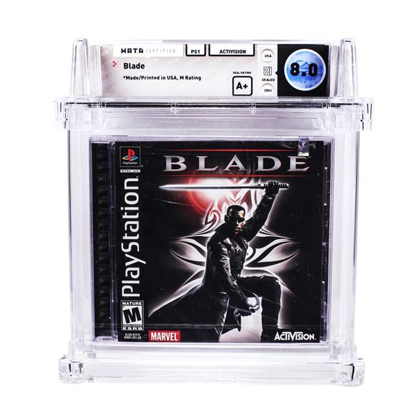 Blade PS1 Playstation Sealed Video Game WATA 8.0/A+