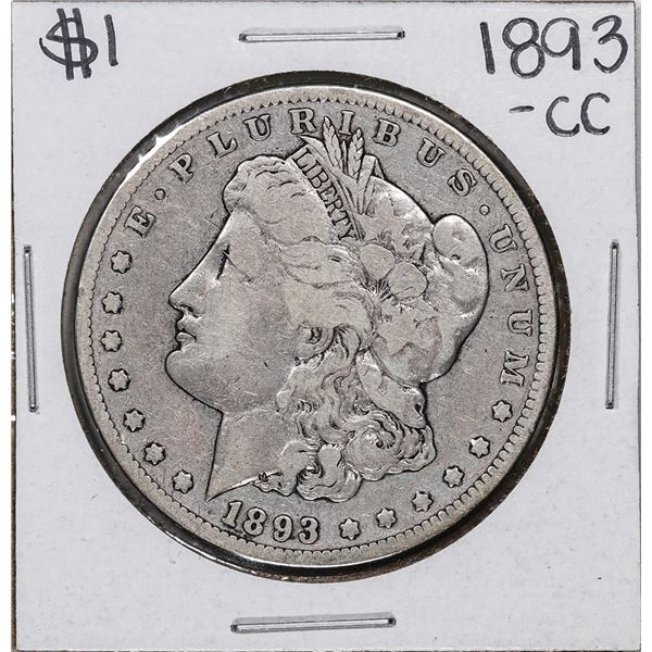 1893-CC $1 Morgan Silver Dollar Coin